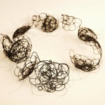 Pattern – collier – paardenhaar, ijzerdraad