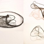 Balance - broches – paardenhaar, ijzerdraad